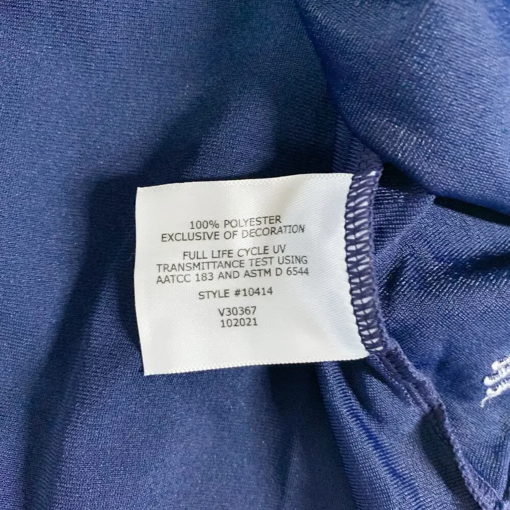 Coolibar Women's Navy Swim Skirt Leggings - Picture 10 of 10